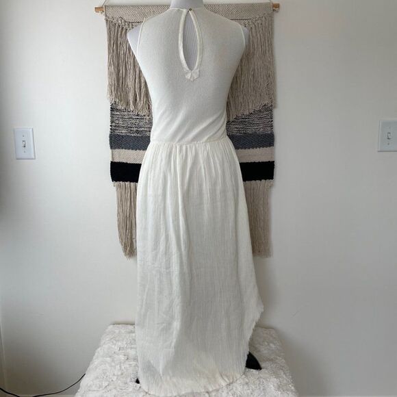 ULLA JOHNSON Smocked Gauze Cowrie Dress Size 4 - Picture 4 of 12